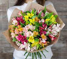 Букет цветов из:  Альстромерии #REPLACE_PRED# Сосновке