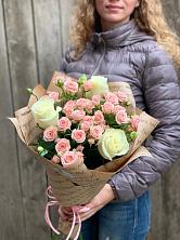 Букет цветов из:  Розы в Сосновке