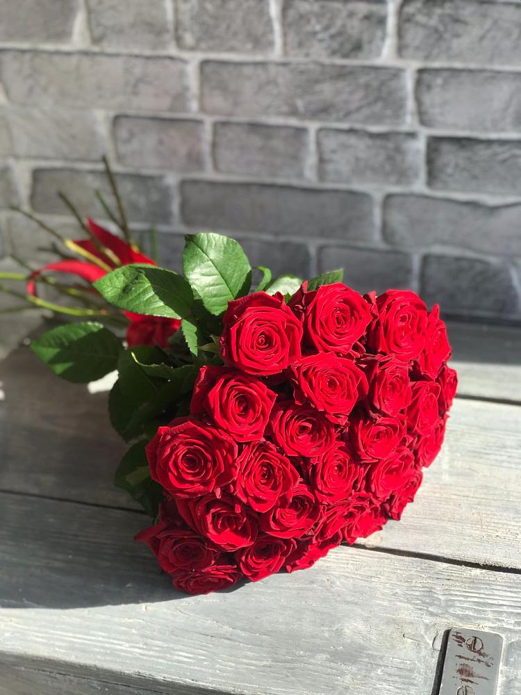 Букет Красные розы Фридом в Сосновке
