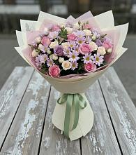 Букет цветов из:  Розы и Хризантемы #REPLACE_PRED# Сосновке
