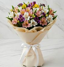 Букет цветов из:  Альстромерии #REPLACE_PRED# Сосновке