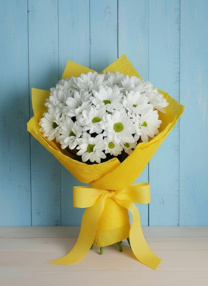 Букет цветов из: Хризантемы в Сосновке