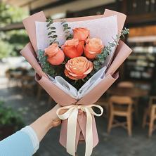 Букет цветов из:  Розы в Сосновке