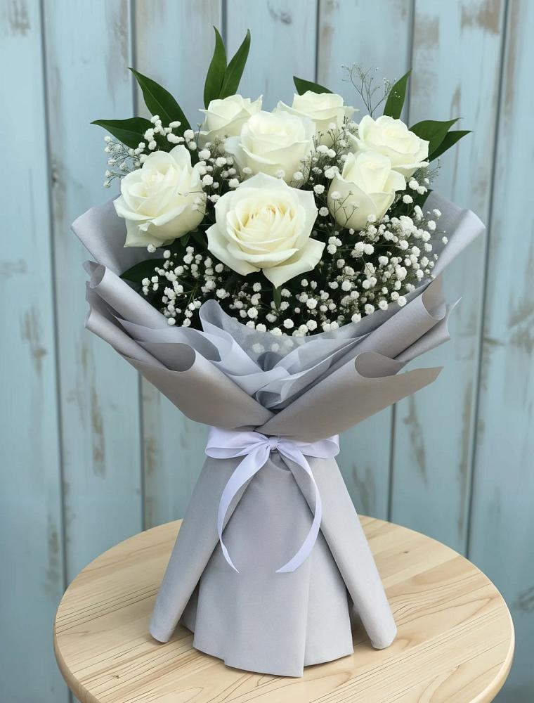 Букет цветов из: Розы в Сосновке