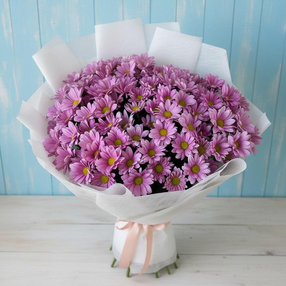Букет цветов из: Хризантемы в Сосновке
