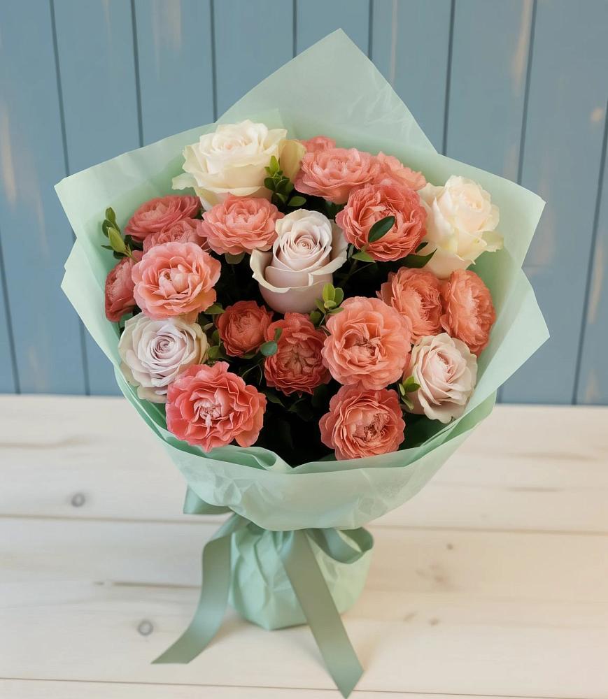 Букет цветов из: Розы в Сосновке