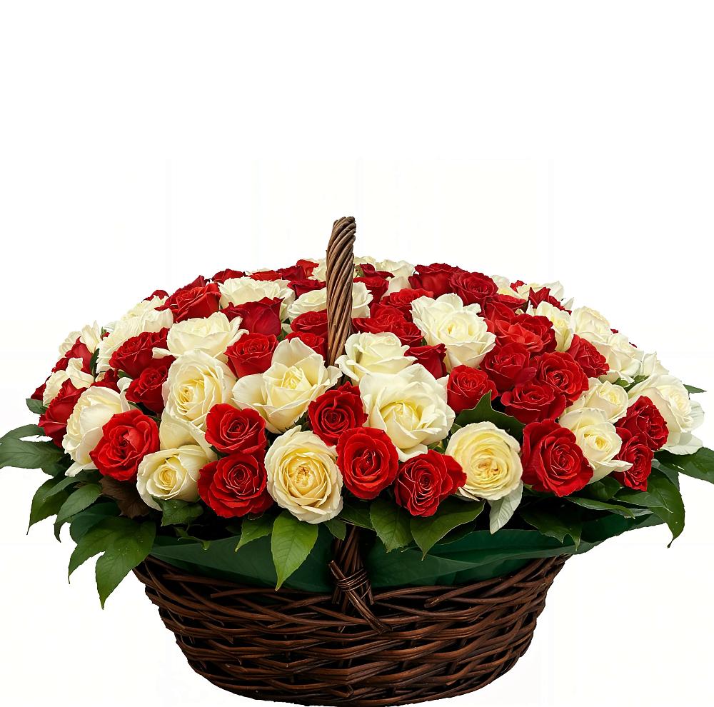 Премиум букет из: Розы в Сосновке