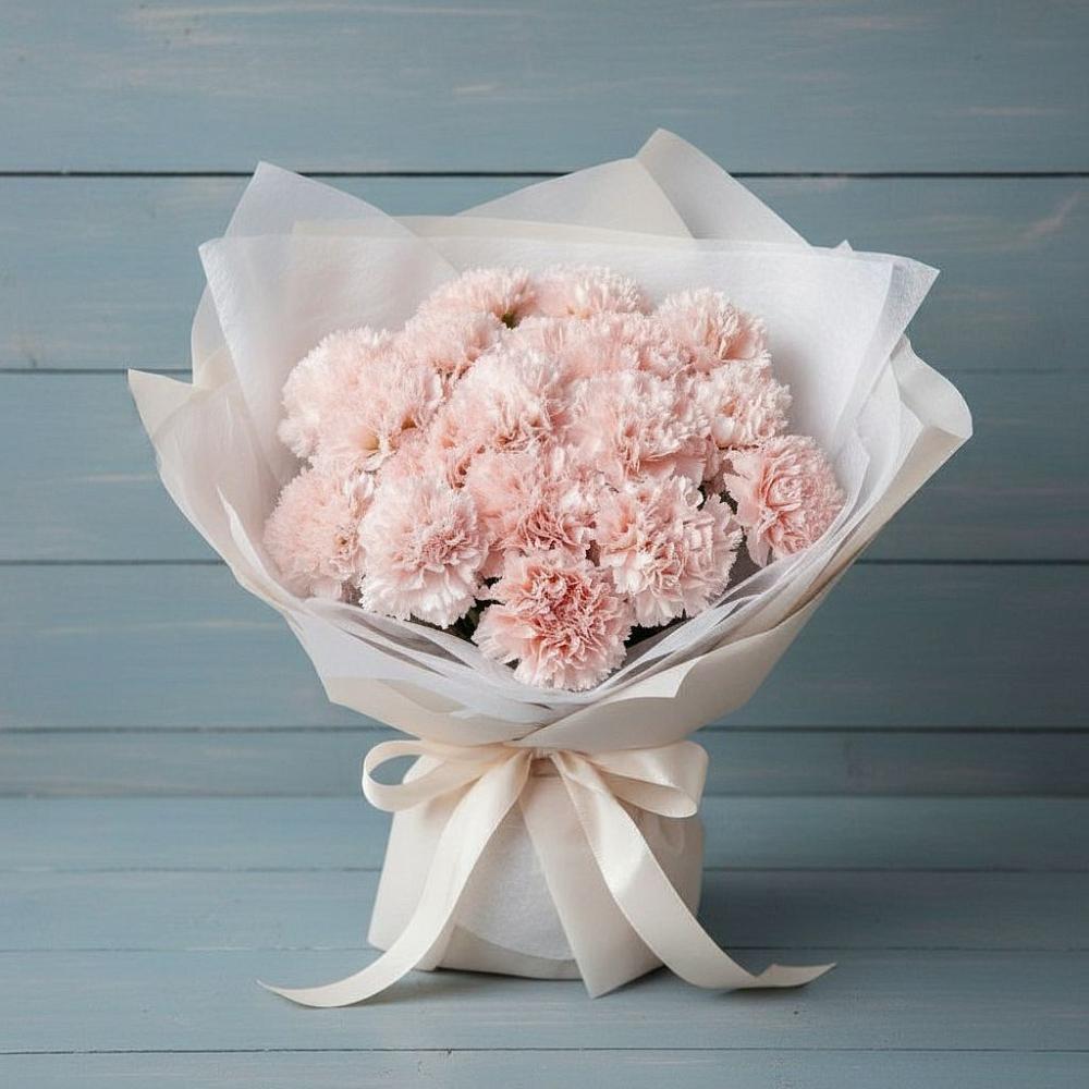 Букет цветов из: Гвоздики в Сосновке