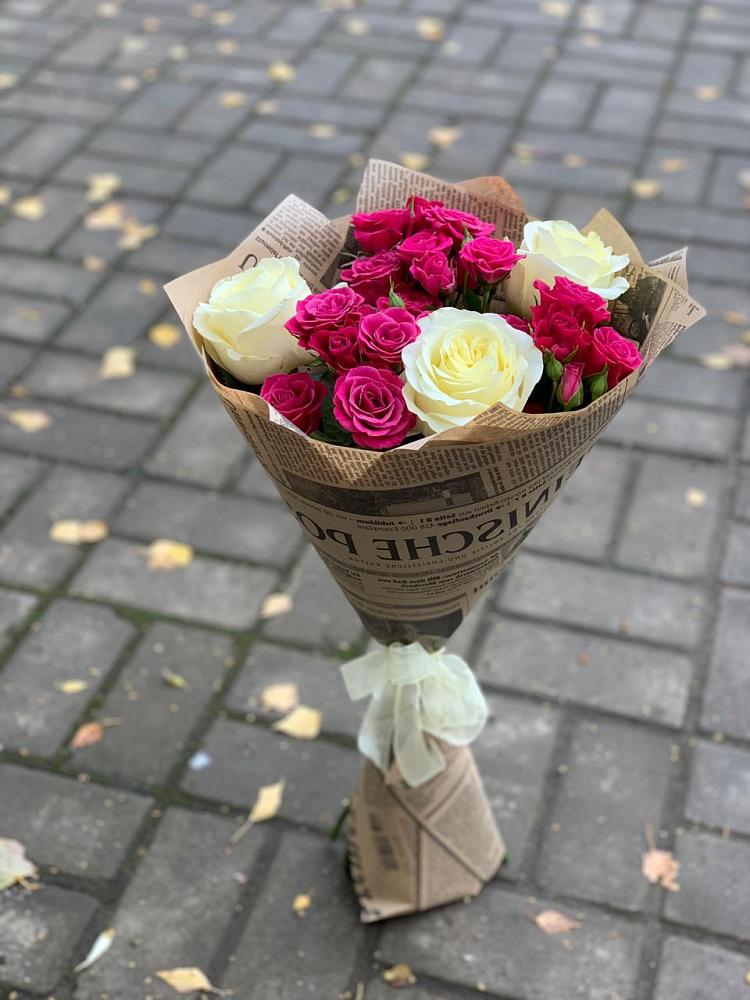 Букет цветов из: Розы в Сосновке