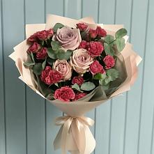 Букет цветов из:  Гвоздики и Розы в Сосновке