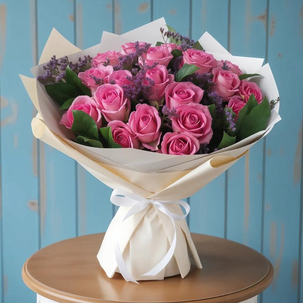 Букет цветов из: Розы в Сосновке