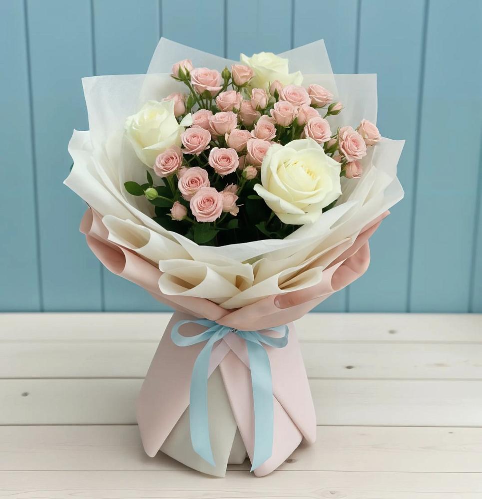 Букет цветов из: Розы в Сосновке